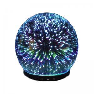 Miglior prodotto negli usa ultrasuoni fuochi d'artificio elettrico umidificatore in vetro aroma diffusore di olio essenziale con luce colorata